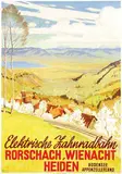 Wilhelm F. Burger, Rorschach, Wienacht Heiden, 1922, poster