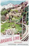 Victor Surbek, The Electric Brünig Line, 1948, poster