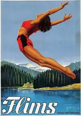 Jules Geiger, Flims Switzerland, poster