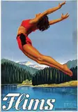 Jules Geiger, Flims Switzerland, poster