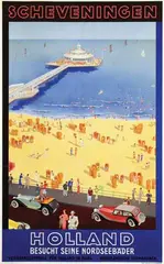 Emile Gaillard, Scheveningen Holland, poster