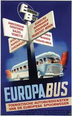François ten Have, Europabus, 1950, poster