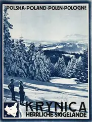 Photo St. Mucha, Krynica Poland, poster