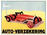 Jacobus F. Jansma, Blom en van der Aa Auto-Verzekeringen, Beursplein 5 Amsterdam, poster