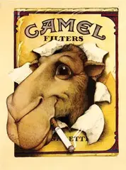 Nick Price, Camel Filters, 1975, poster