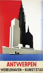 Jozef Winters, Antwerpen Wereldhaven-Kunststad, poster