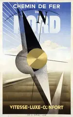 Cassandre, Chemin de Fer du Nord, 1929, poster