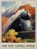 Leslie Ragan, New York Central System, poster
