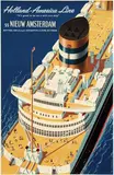 Holland-America Line ss Nieuw Amsterdam by Reyn Dirksen, 1953, poster, sold Apr 2012