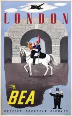 John Bainbridge, BEA London, 1949, poster