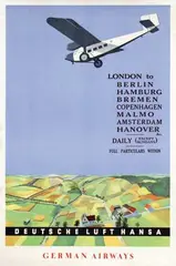 Atelier Max Beucke, Deutsche Lufthansa, poster