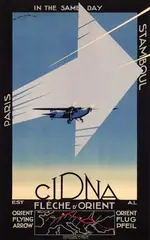 Edmond Maurus, Cidna Paris Stamboul in the same day, poster