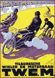 Charles Jr. Verschuuren, Tilburgsche Wieler en Motorbaan, 1921, poster