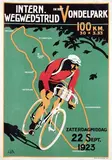 Jan Lutz, Intern. Wegwedstrijd in het Vondelpark, 1923, poster