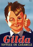 P. Fernhout, Gilda Toffees en Caramels, 1949, poster