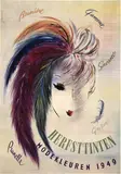J. Medema. K., Herfsttinten Modekleuren, 1949, poster
