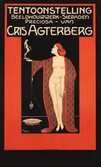 Cris Agterberg, Tentoonstelling Beeldhouwerk-Sieraden Preciosa van Cris Agterberg, poster