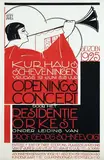 Jan Lavies, Openingsconcert door het Residentie Orkest Kurhaus Scheveningen, 1925, poster