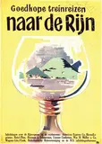Jan de Haan, Goedkope treinreizen naar de Rijn, poster
