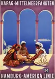 Ottomar Anton, HAPAG-Mittelmeerfahrten, poster