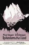 Rotterdamsche Lloyd Noorwegen Spitsbergen by Johannes A.R.F. van Kregten, poster, sold Apr 2012