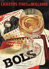 L. Besson, Bols Liqueurs Fines de Hollande, poster