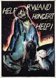 Help Rusland Hongert Help! by Walter K.A.H. von Wenz zu Niederlahnstein, poster, sold Apr 2012