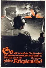 Lucien Bernhard, Zeichnet Kriegsanleihe, poster