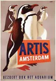 Eppo Doeve, Artis Amsterdam (penguins), 1947, poster
