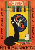 Samuel (ps. Mommie) Schwarz, Tentoonstelling Het Huis en zijn Inrichting Bedrijven in werking, 1920, poster