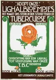 Andries D. Copier, Koop onze Lighalbloempjes in den strijd tegen de Tuberculose, poster