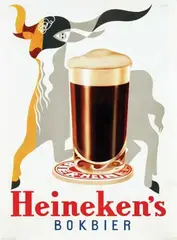 Heineken's Bokbier by Eppo Doeve, poster, sold Nov 2011