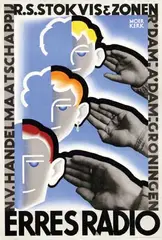 Herman Moerkerk, Erres Radio, R.S. Stokvis & Zonen, poster