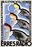 Herman Moerkerk, Erres Radio, R.S. Stokvis & Zonen, poster