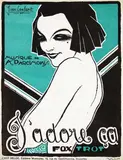 Jean van Caulaert, J'adore ca foxtrot A. Parcimonis, 1923, poster