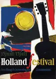 Dick Elffers, Holland festival, 1954, poster