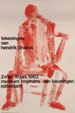 Benno Wissing, tekeningen van hendrik chabot, 1963, poster