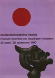 Benno Wissing, museum boymans-van beuningen beeldententoonstelling floriade, 1960, poster