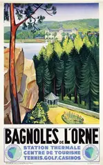 S. Wischnevsky, Bagnoles de l'Orne, poster