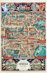 Kerry Lee, Edinburgh Queen of the North, 1947, poster