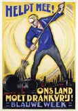 Albert P. jr. Hahn, Helpt Mee! Ons land moet drankvrij!, poster
