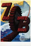 Franz P. Glass, Bayer Zug Spitz-Bahn, poster