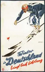 Hans Wilhelm Plessen, Winter in Deutschland, 1934, poster