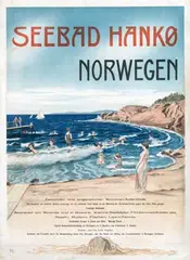 Thorolf Holmboe, Seebad Hanko Norwegen, poster