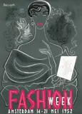 Cornelis A.B. Bantzinger, Fashionweek Amsterdam, 1952, poster