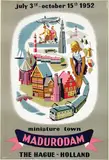 Rein Westra, Madurodam The Hague, 1952, poster
