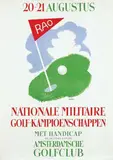 Belder, Nat. Militaire Golf-Kampioenschappen Amsterdam, poster
