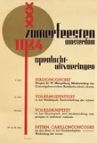 Fré S. Cohen, zomerfeesten amsterdam, 1934, poster