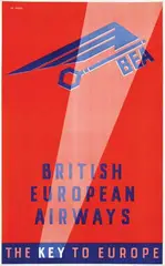 Theyre Lee-Elliott, BEA The key to Europe, poster