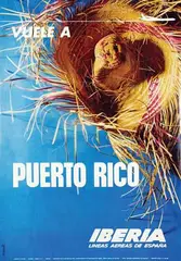 Alberto Moreno, Iberia Puerto Rico, 1969, poster